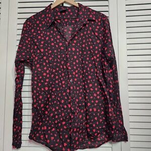Asos - Polka Dot‎ Button Down Blouse